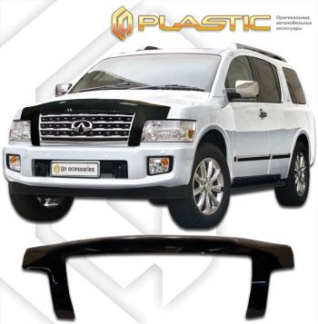 3 099 р. Дефлектор капота (exclusive)Classic черныйInfinitiQX56 2004-2007  2010060103113  с доставкой в г. Кемерово. Увеличить фотографию 1