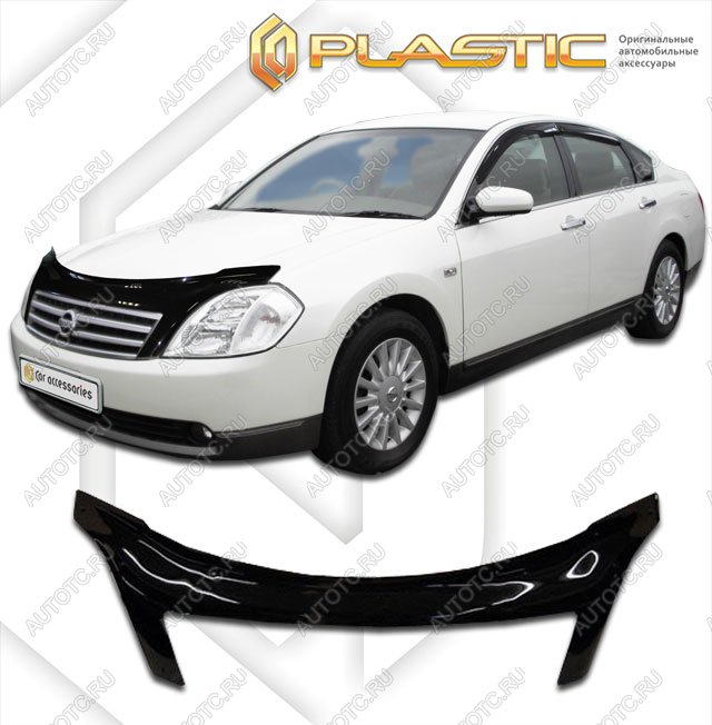 3 099 р. Дефлектор капота (exclusive)Classic черныйNissanTeana 2003-2008J31  2010060101379  с доставкой в г. Кемерово