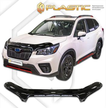 2 499 р. Дефлектор капота (exclusive)Classic черныйSubaruForester V поколение, джипsuv 5 дв.2018 - 2021S5  2010060113952  с доставкой в г. Кемерово. Увеличить фотографию 1