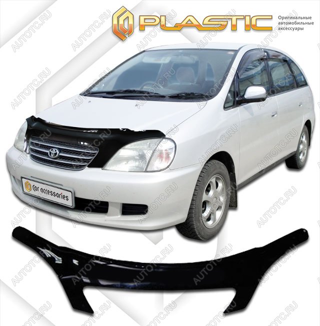 2 799 р. Дефлектор капота (exclusive)Classic черныйToyotaNadia 1998-2003N10-N15  2010060100297  с доставкой в г. Кемерово