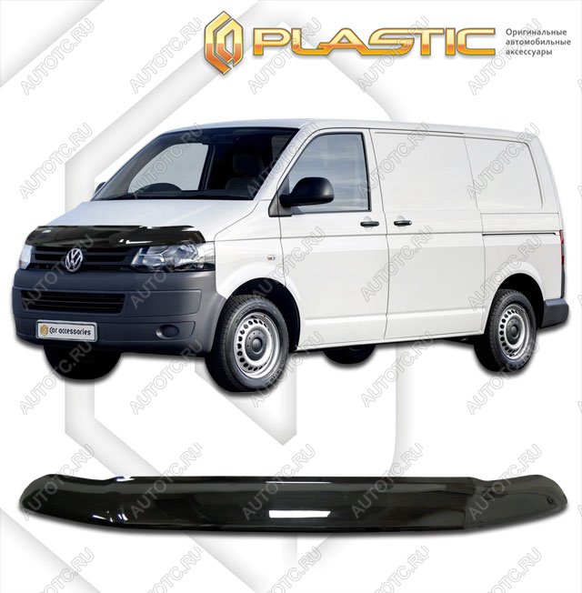 2 799 р. Дефлектор капота (exclusive)Classic черныйVolkswagenCaravelle 2010–2015   2010060110883  с доставкой в г. Кемерово