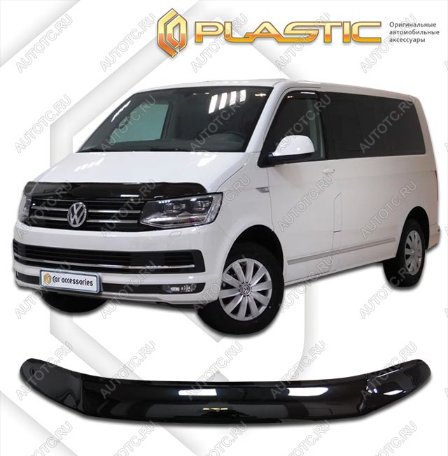 2 799 р. Дефлектор капота (exclusive)Classic черныйVolkswagenTransporter 2015–н.в. T6  2010060111781  с доставкой в г. Кемерово
