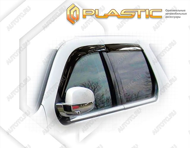 2 199 р. Ветровики дверейClassic полупрозрачныйCadillacEscalade 2007–2014Chrome molding=120,  2010030302393  с доставкой в г. Кемерово