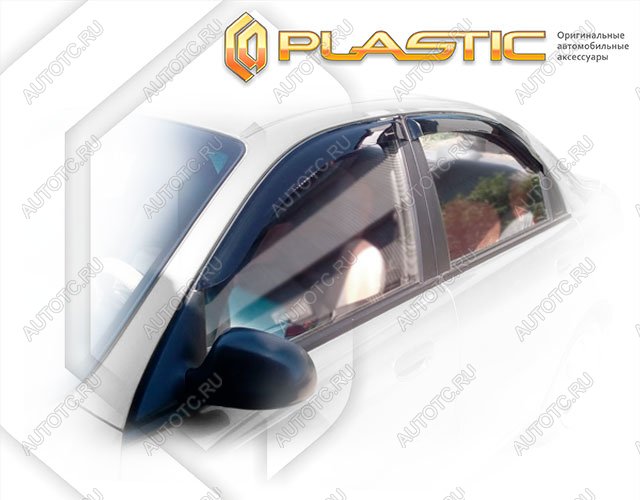 1 999 р. Ветровики дверейClassic полупрозрачныйChevroletLanos 2005-2009T100Chrome molding=120,  2010030301365  с доставкой в г. Кемерово