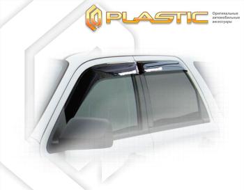 2 099 р. Ветровики дверейClassic полупрозрачныйFordEscape 2008-2012Американская версияChrome molding=120,  2010030305615  с доставкой в г. Кемерово. Увеличить фотографию 1