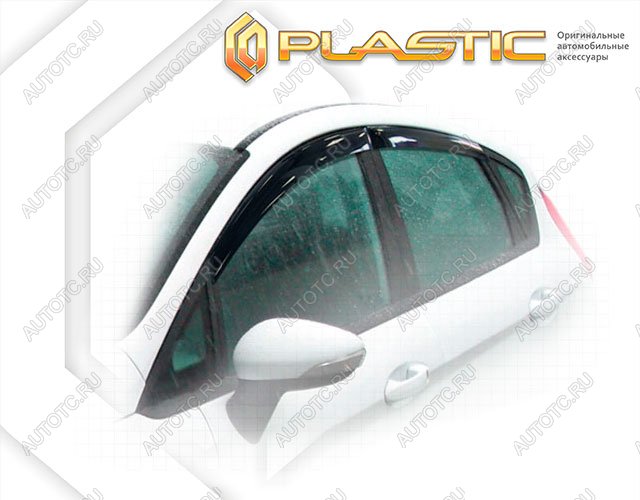 1 999 р. Ветровики дверейClassic полупрозрачныйFordFiesta 2015–н.в. хэтчбэкChrome molding=120,  2010030311753  с доставкой в г. Кемерово