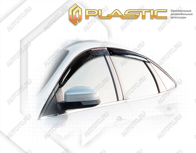 1 999 р. Ветровики дверейClassic полупрозрачныйFordFocus 3 седан2015–н.в. Chrome molding=120,  2010030311470  с доставкой в г. Кемерово