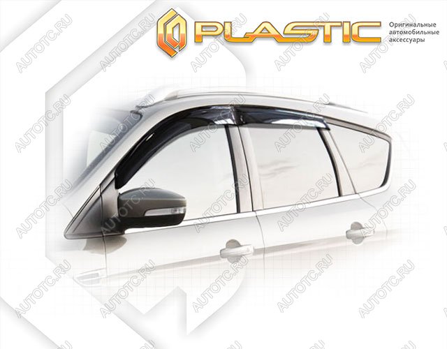 2 099 р. Ветровики дверейClassic полупрозрачныйFordKuga 2016-2019Chrome molding=120,  2010030311401  с доставкой в г. Кемерово