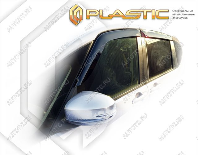 2 199 р. Ветровики дверейClassic полупрозрачныйHondaFreed  II поколение, минивэн2016 - 20196AA-GB7  2010030317045  с доставкой в г. Кемерово