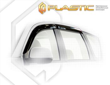 2 099 р. Ветровики дверейClassic полупрозрачныйMitsubishiOutlander XL2009–2012Chrome molding=120,  2010030305004  с доставкой в г. Кемерово. Увеличить фотографию 1