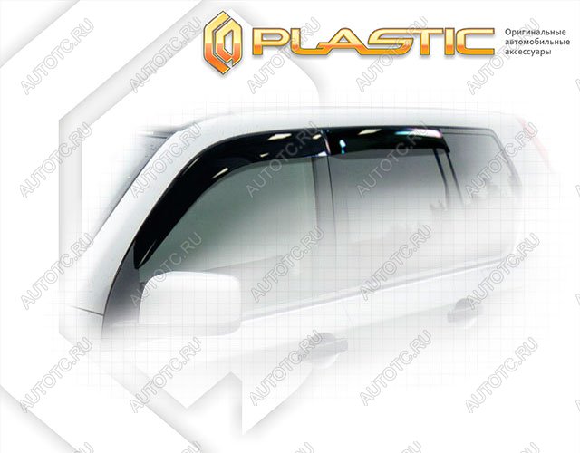 2 199 р. Ветровики дверейClassic полупрозрачныйNissanX-Trail 2011–2015T31Chrome molding=120,  2010030309477  с доставкой в г. Кемерово