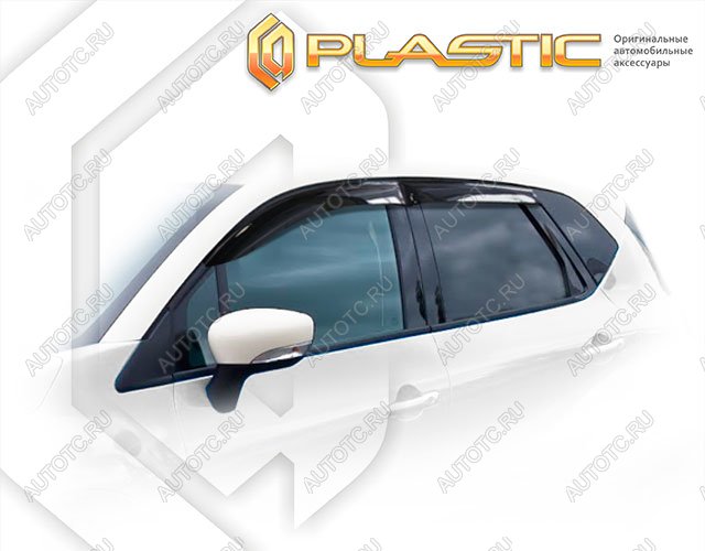 1 999 р. Ветровики дверейClassic полупрозрачныйRenaultKaptur 2016–н.в.Chrome molding=120,  2010030312163  с доставкой в г. Кемерово