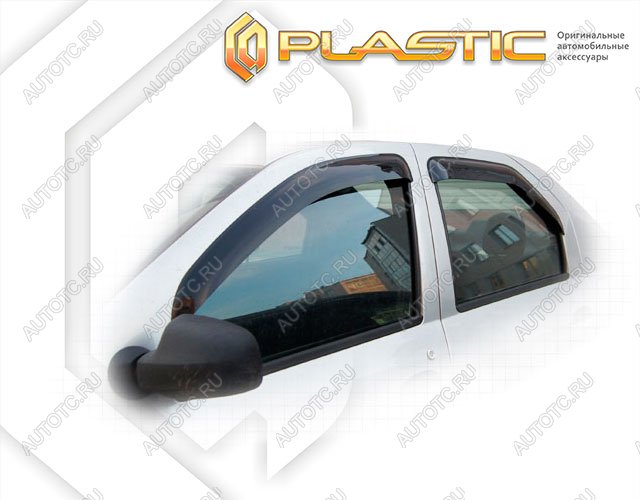 2 099 р. Ветровики дверейClassic полупрозрачныйRenaultLogan 2006-2009LS0GLS12Chrome molding=120,  2010030301020  с доставкой в г. Кемерово