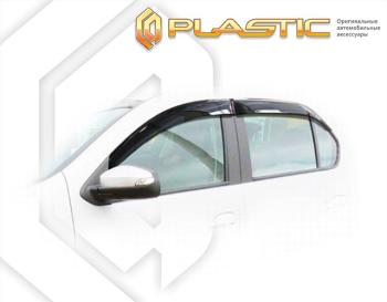 2 099 р. Ветровики дверейClassic полупрозрачныйRenaultLogan 2014–2018Chrome molding=120,  2010030309705  с доставкой в г. Кемерово. Увеличить фотографию 1