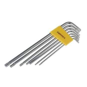266 р. Набор ключей TORX T10-Т40 Г-образных экстрадлинных 7 предметов ЭВРИКА ЭВРИКА er-25107xlt  с доставкой в г. Кемерово. Увеличить фотографию 2