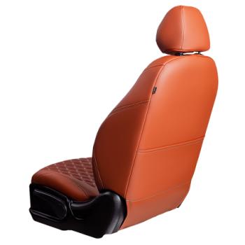 13 949 р. Комплект чехлов для сидений (ЦЗС Орегон) БАЙРОН ст БАЙРОН Lord Autofashion Лада Нива 4х4 2121 3 дв. дорестайлинг (1977-2019) (коричневый, вставка коричневая, строчка бежевая)  с доставкой в г. Кемерово. Увеличить фотографию 3