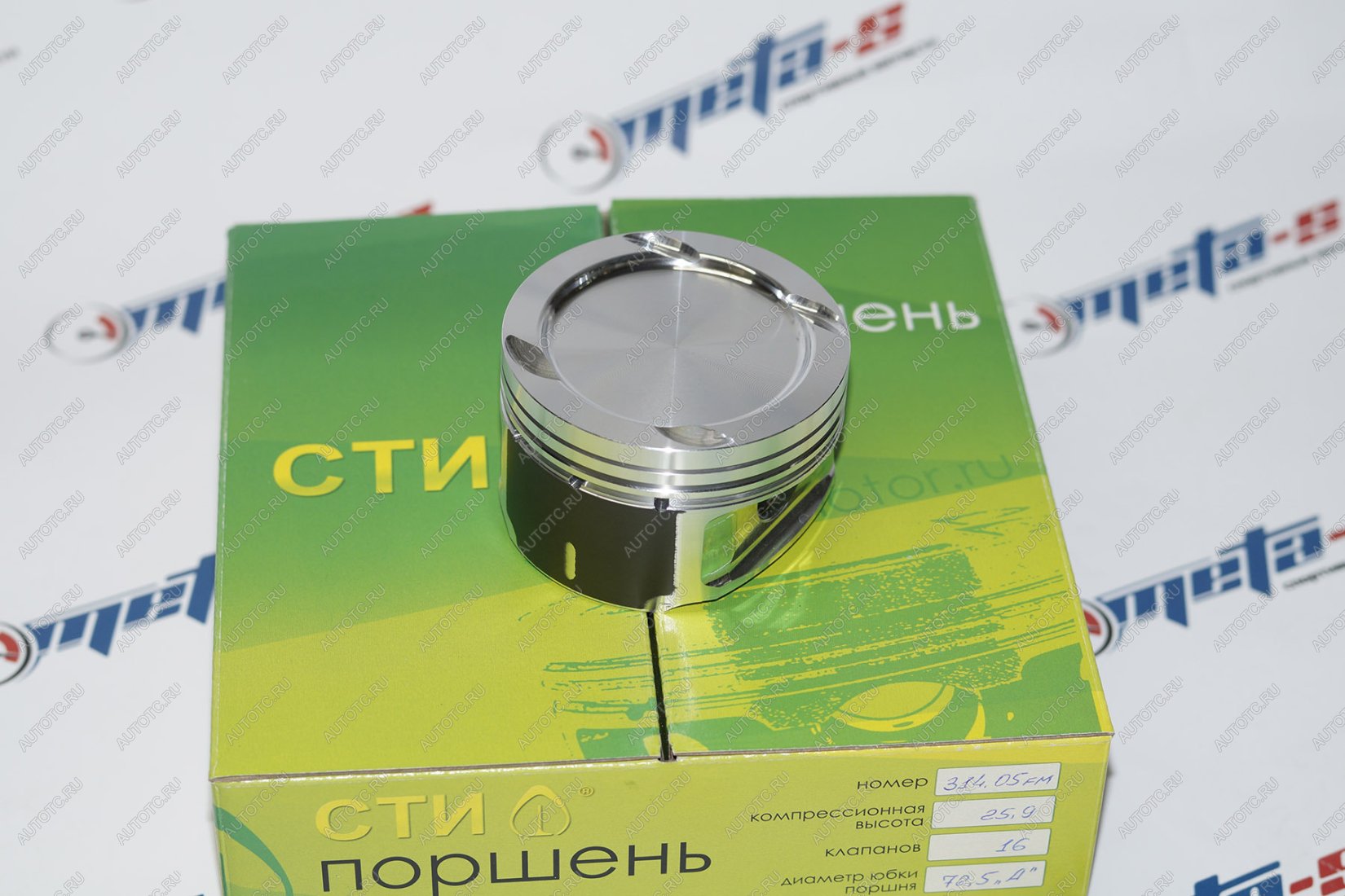 18 599 р. Поршни СТИ Opel 1.4, A14NET, A14NEL, B14NET под кольца 1,21,52,0 мм СТИ 688248884  с доставкой в г. Кемерово