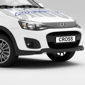 1 389 р. Накладка бампера переднего CROSS Автопродукт Autoproduct 688249215  с доставкой в г. Кемерово. Увеличить фотографию 1