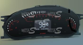 Электронная комбинация Lada Priora-Калина GAMMA GF-619 Ferrum 688246303