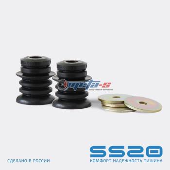 599 р. Подушка заднего амортизатора Chevrolet Lanos SS20 (бублики резина) SS20 688248424  с доставкой в г. Кемерово. Увеличить фотографию 1