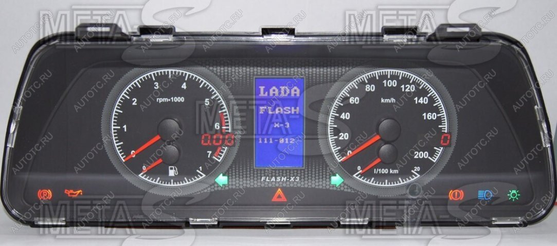15 399 р. Электронная комбинация приборов FLASH-X3 2110-2114 Элекомм 688246952  с доставкой в г. Кемерово