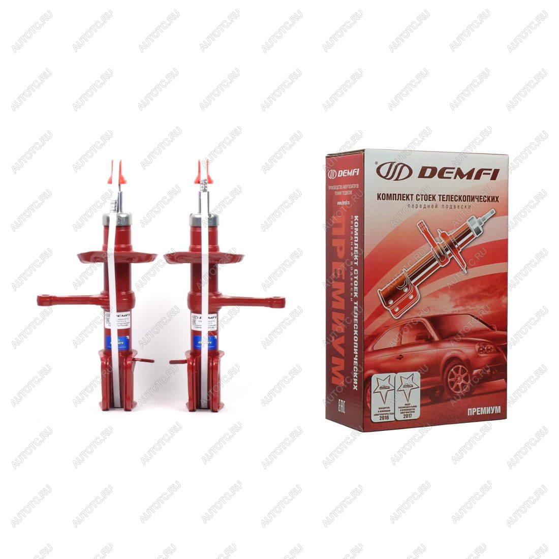 10 199 р. Стойки передние 2190 Гранта, Калина 2 -30мм DEMFI Премиум DEMFI 688247810  с доставкой в г. Кемерово