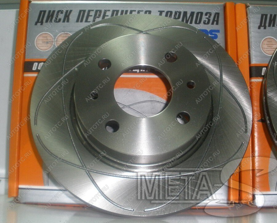 3 169 р. Диски тормозные Alnas 2108-02 с насечками Alnas 688247047  с доставкой в г. Кемерово