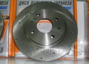 3 999 р. Диски тормозные Alnas 2110-02 с перфорацией Alnas 688247049  с доставкой в г. Кемерово. Увеличить фотографию 1