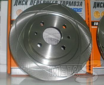 4 499 р. Диски тормозные Alnas 2112-04 с насечками Alnas 688247055  с доставкой в г. Кемерово. Увеличить фотографию 1