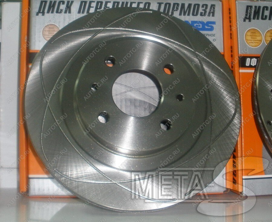 4 499 р. Диски тормозные Alnas 2112-04 с насечками Alnas 688247055  с доставкой в г. Кемерово