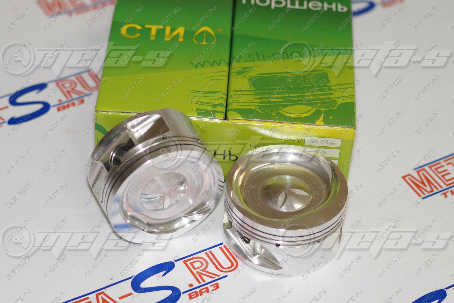 14 999 р. Поршни СТИ 118.03 (82,5, супер-авто безвтык 8-кл) СТИ 688247118  с доставкой в г. Кемерово