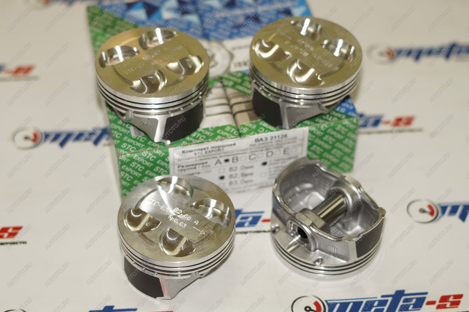 3 399 р. Поршни 21126 СТК 82,0 (Export, безвтык) СТК 688245911  с доставкой в г. Кемерово