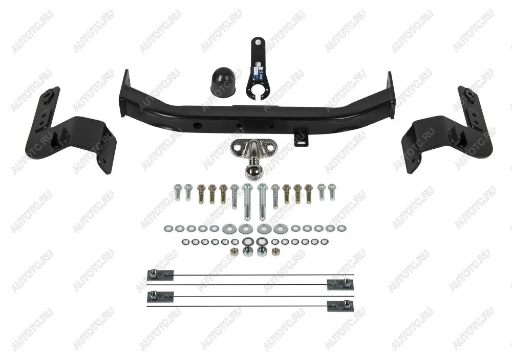 10 699 р. Фаркоп (кроме Executive, TRD)(фланцевое крепление шара) Atlas Toyota Land Cruiser 200 2-ой рестайлинг (2015-2021) (стальной с порошковым покрытием, шар F (C, F30))  с доставкой в г. Кемерово