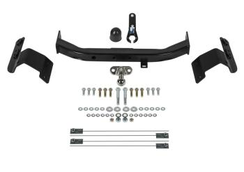 Фаркоп (Executive, TRD)(фланцевое крепление шара) Atlas Toyota Land Cruiser 200 2-ой рестайлинг (2015-2021) (стальной с порошковым покрытием, шар F (C, F30))
