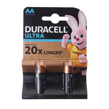 299 р. Батарейка AA LR6 1.5V блистер 2шт. (цена за 1шт.) Alkaline Ultra Power DURACELL DURACELL lr6u-2bl  с доставкой в г. Кемерово. Увеличить фотографию 1