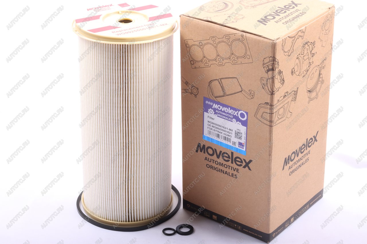 1 369 р. Фильтр топливный SITRAK HOWO сепаратора MOVELEX MOVELEX wg99255501821-mx  с доставкой в г. Кемерово