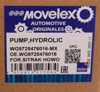 13 549 р. Насос гидроусилителя SITRAK HOWO MOVELEX MOVELEX wg9725476016-mx  с доставкой в г. Кемерово. Увеличить фотографию 12