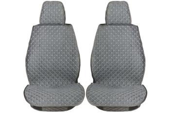 3 299 р. Каркасные накидки для сидений автомобиля из велюра Classic Romb Серый Seintex 317692  с доставкой в г. Кемерово. Увеличить фотографию 1