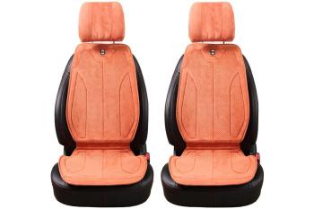 4 999 р. Накидки для сидений автомобиля из велюра Exsclusiv Plus Оранжевый Seintex 317710  с доставкой в г. Кемерово. Увеличить фотографию 1