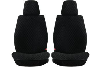 3 299 р. Каркасные накидки для сидений автомобиля из велюра Classic Ultra Черный Seintex 317681  с доставкой в г. Кемерово. Увеличить фотографию 1