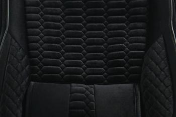 3 699 р. Каркасные накидки для сидений автомобиля из велюра Comfort Черный Seintex 317888  с доставкой в г. Кемерово. Увеличить фотографию 4