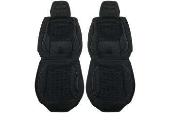 3 699 р. Каркасные накидки для сидений автомобиля из велюра Comfort Черный Seintex 317888  с доставкой в г. Кемерово. Увеличить фотографию 2