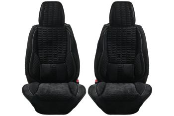 3 699 р. Каркасные накидки для сидений автомобиля из велюра Comfort Черный Seintex 317888  с доставкой в г. Кемерово. Увеличить фотографию 1