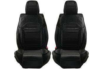 3 699 р. Каркасные накидки для сидений автомобиля из велюра Premium Черный Seintex 317697  с доставкой в г. Кемерово. Увеличить фотографию 1