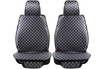 3 899 р. Каркасные накидки для сидений автомобиля из велюра Silver Серый Seintex 317676  с доставкой в г. Кемерово. Увеличить фотографию 1