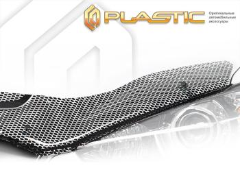 2 159 р. Дефлектор капота Серия Art черная CA Plastic на ВАЗ 2104  1984-2012  с доставкой в г. Кемерово. Увеличить фотографию 1