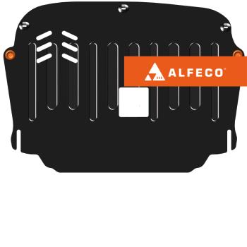 Защита картера и КПП V-all ALFECO Changan Eado Plus (2019-2025) седан (алюминий 4 мм)