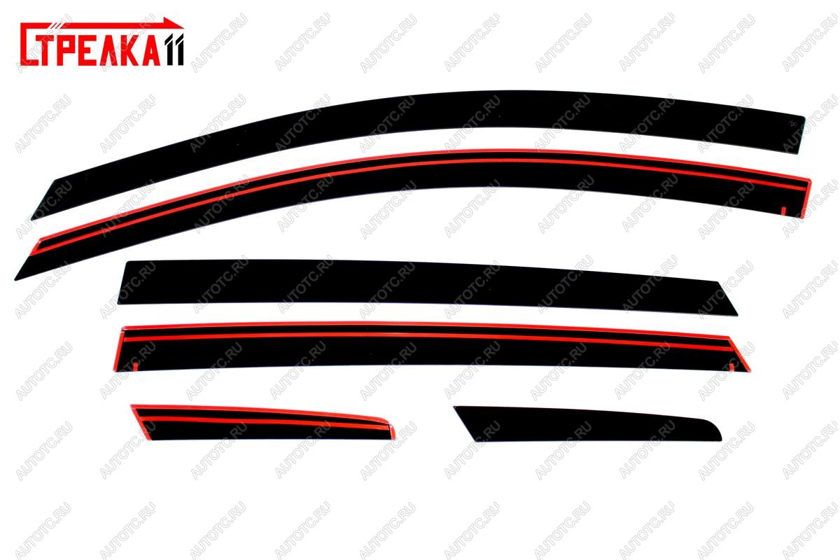 4 699 р. Дефлекторы окон 2D Стрелка11 Hyundai Solaris HCR седан дорестайлинг (2017-2020) (черные) с доставкой в г. Кемерово Увеличить фотографию 1 4 699 р. Дефлекторы окон 2D Стрелка11 Hyundai Solaris HCR седан дорестайлинг (2017-2020) (черные) с доставкой в г. Кемерово