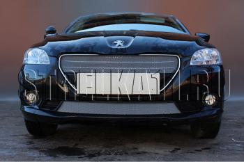 3 079 р. Защита радиатора (низ) Стрелка11 Стандарт  Peugeot 301 (2012-2017) (хром)  с доставкой в г. Кемерово. Увеличить фотографию 2