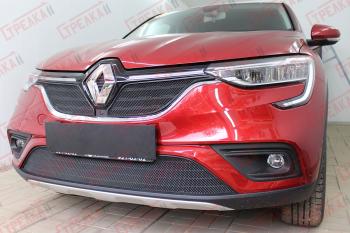 3 499 р. Защита радиатора (низ 2 части) Стандарт Renault Arkana (2019-2025) (черная)  с доставкой в г. Кемерово. Увеличить фотографию 2